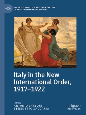 cover image of Italy in the New International Order, 1917–1922